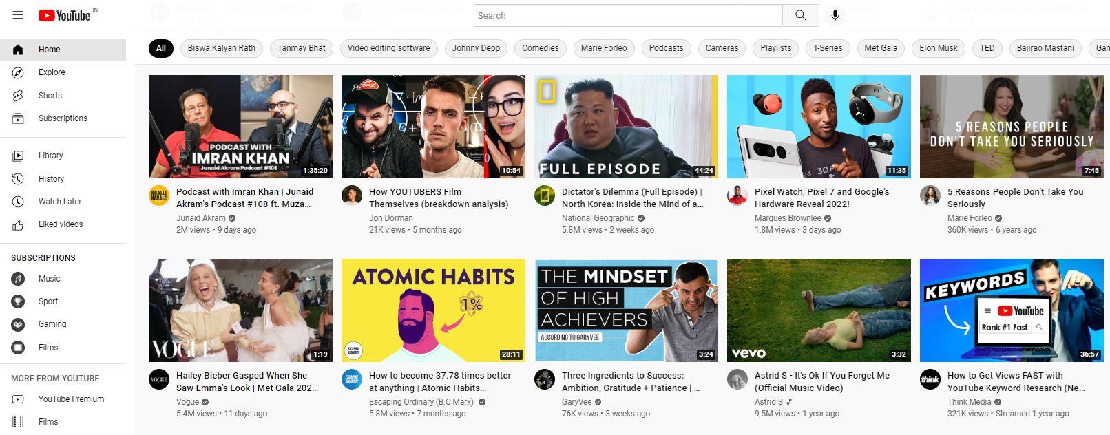 Take Control: Tailoring ​Your YouTube Recommendations