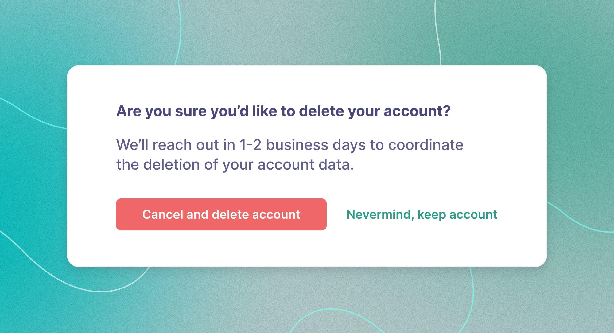 Navigating the Account Deletion Process without Losing Your Content