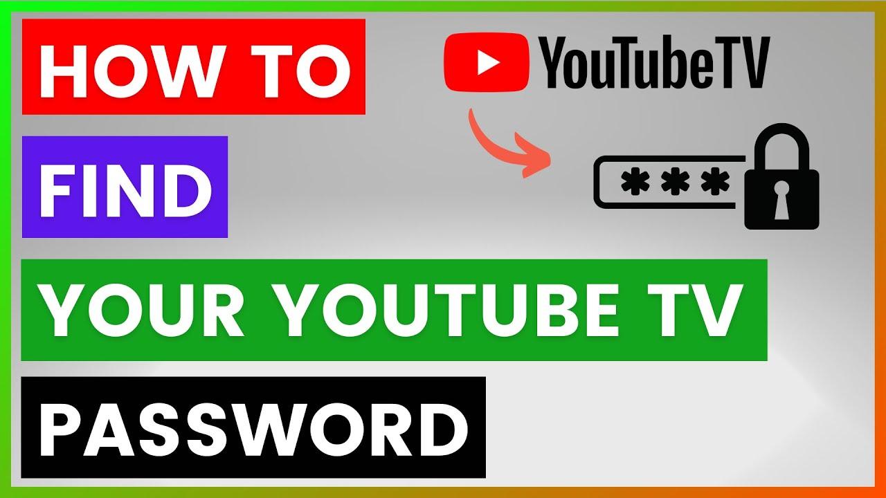 Finding Your ‌Password in the YouTube ‌TV App